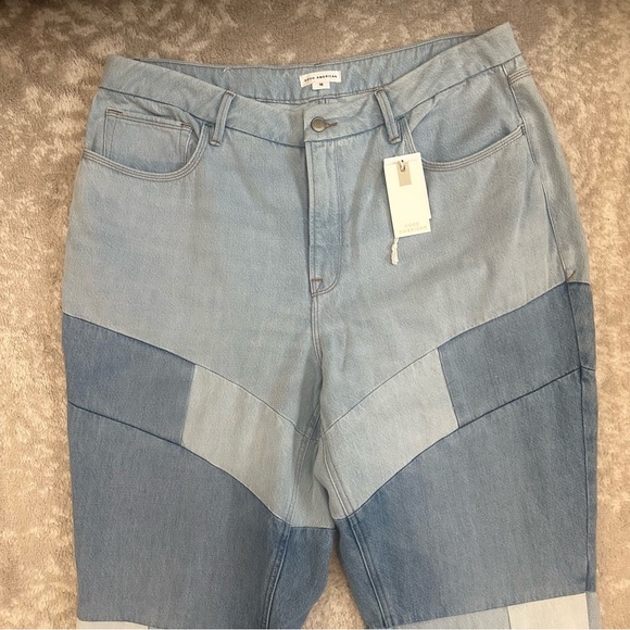NEW Good American Good ‘90s Jeans Redesign | Patchwork Streetwear Denim - Picture 9 of 12